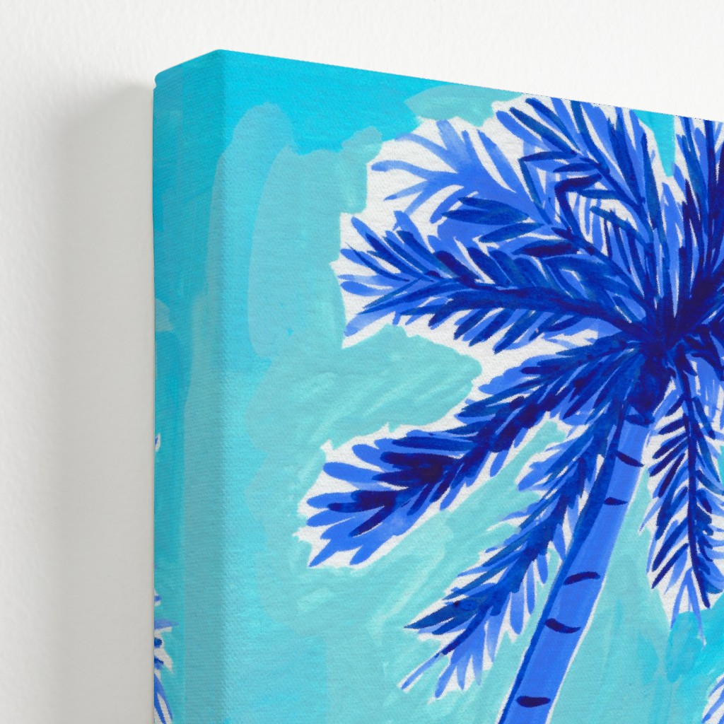 Beach Side Blue and Beige Wall Art Shutterfly