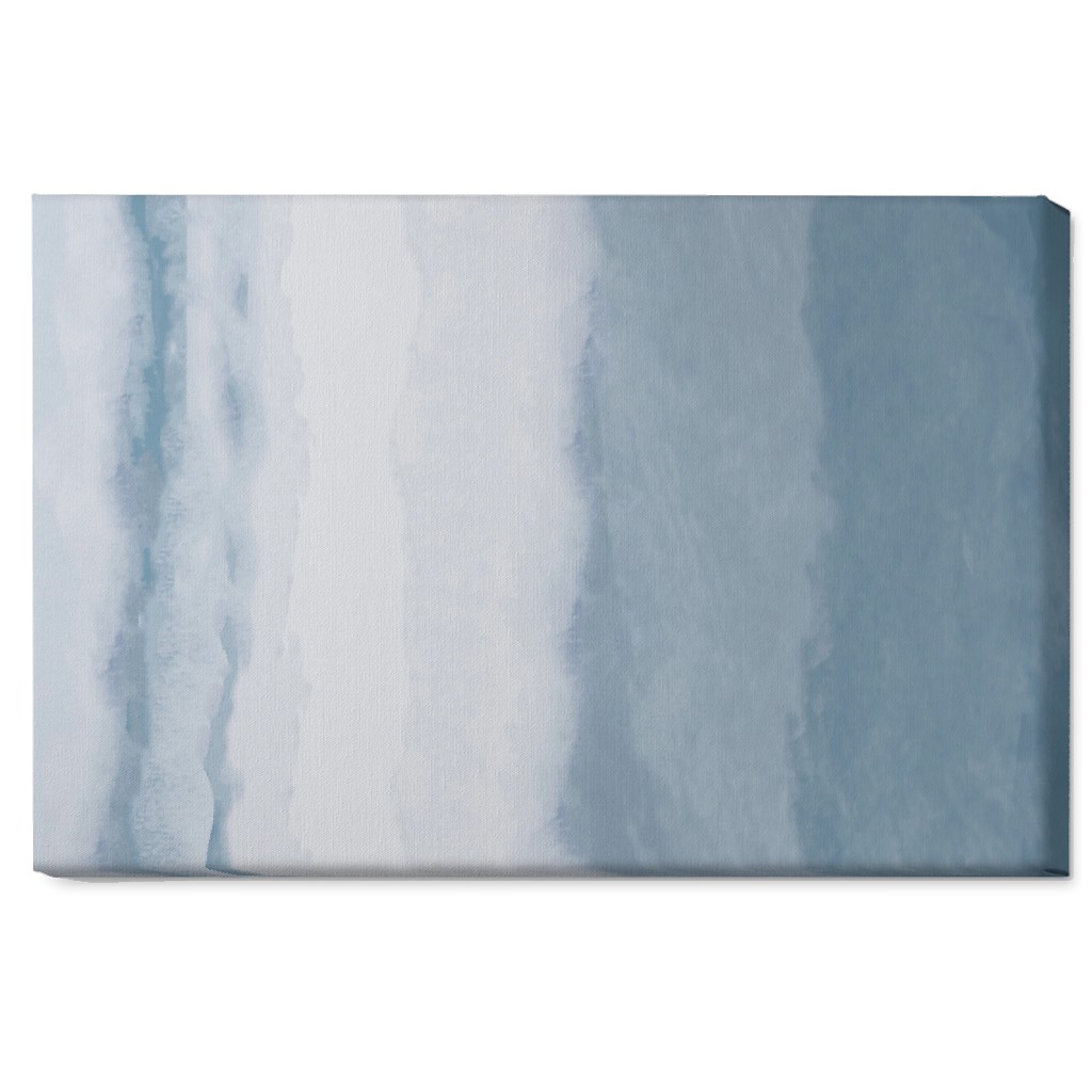 Tranquil Tides - Blue Wall Art, No Frame, Single piece, Canvas, 20x30, Blue, True Blue