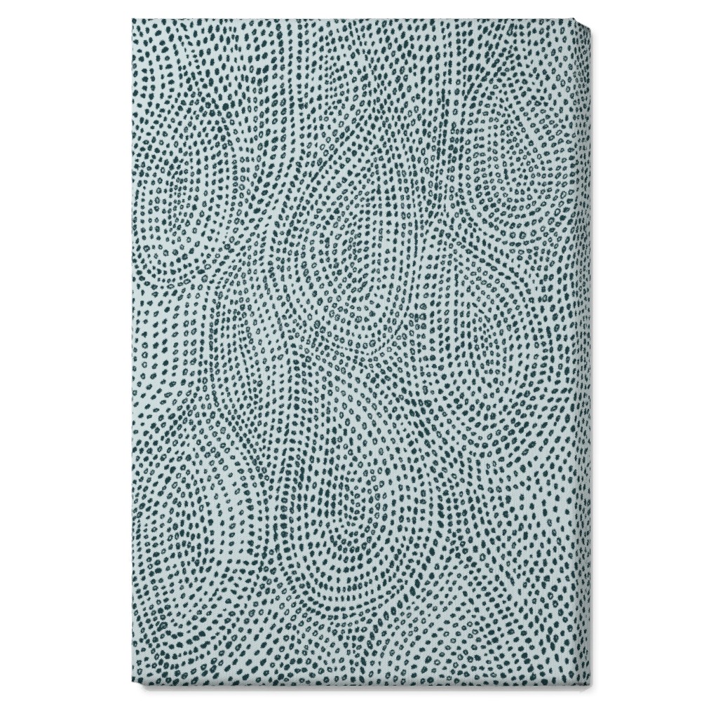 Drop Dots - Blue Wall Art, No Frame, Single piece, Canvas, 20x30, Blue