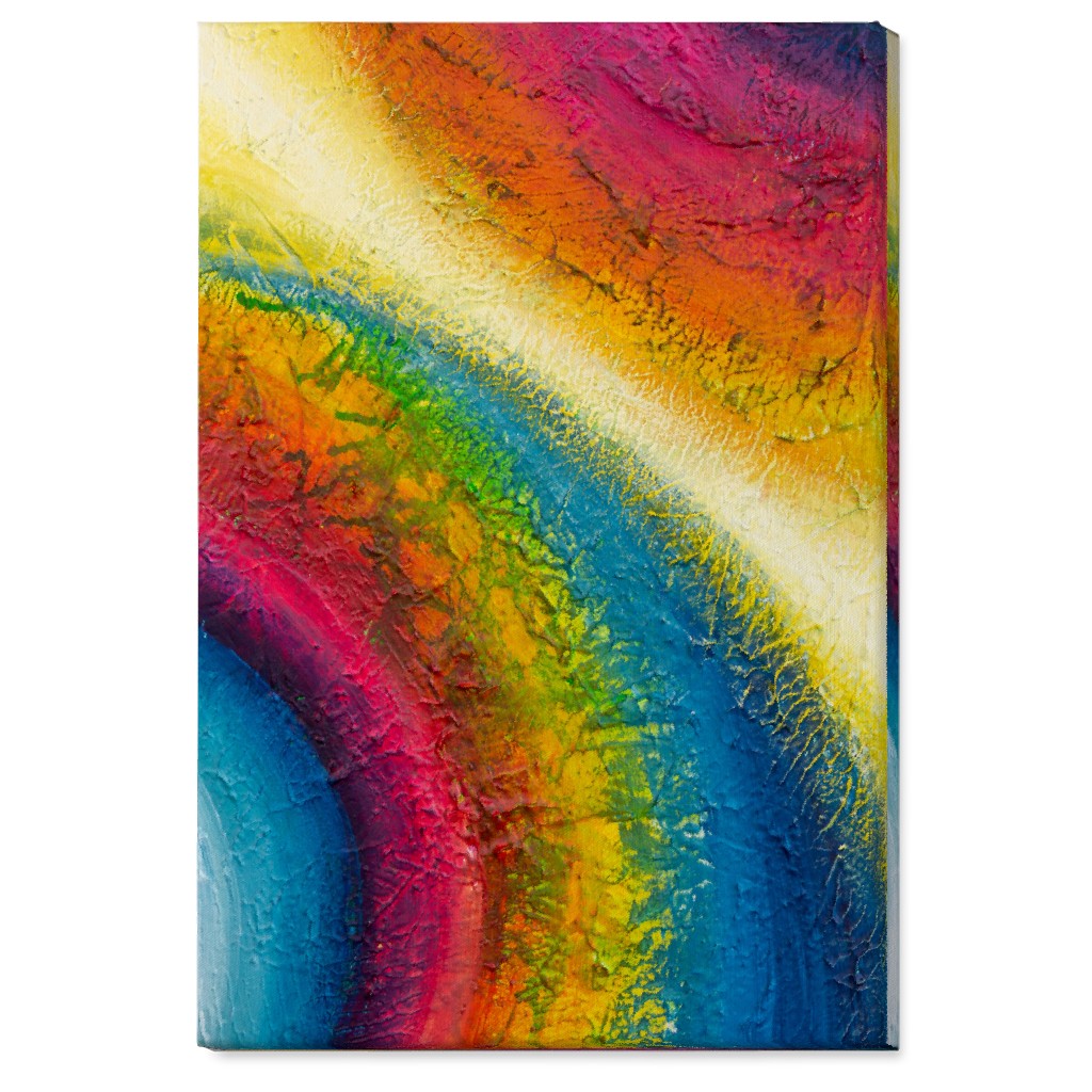Rainbow Spirit - Multi Wall Art, No Frame, Single piece, Canvas, 24x36, Multicolor