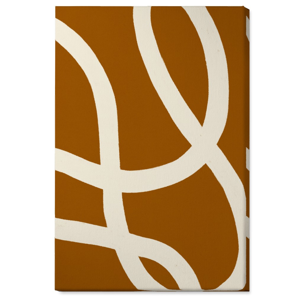 Abstract Orange Wall Art