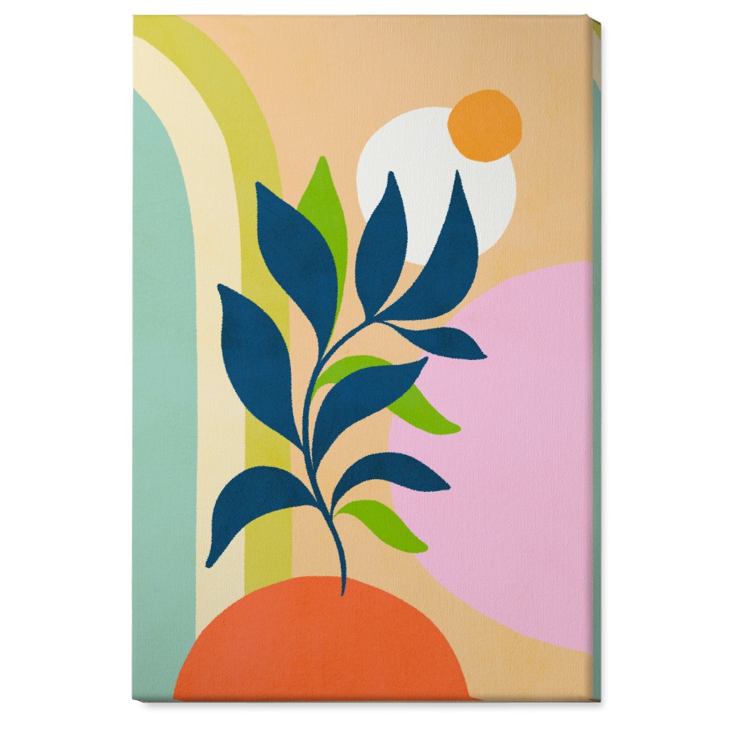 Blooming in the Sun - Multi Wall Art, No Frame, Single piece, Canvas, 24x36, Multicolor
