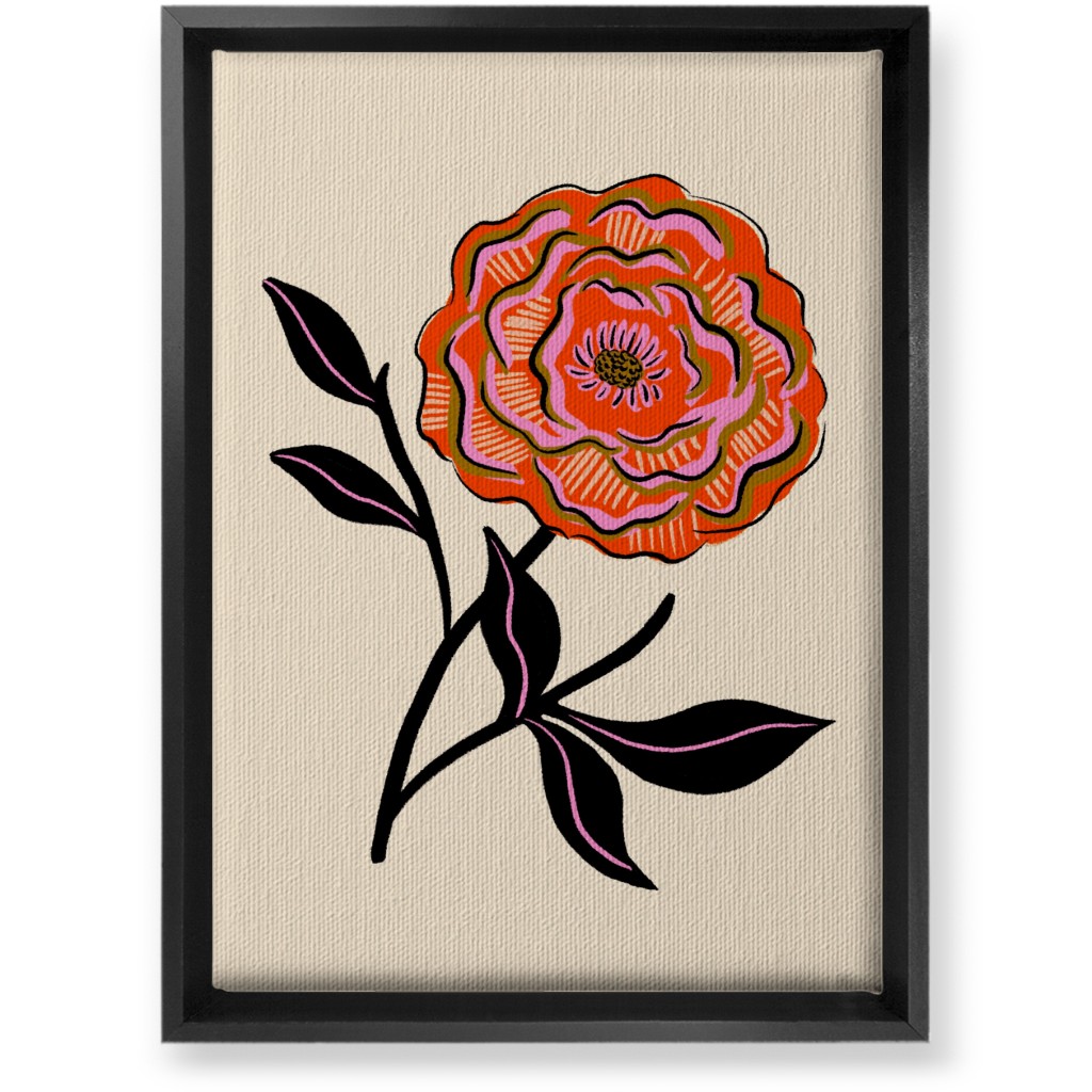 Vintage Botanical - Multi Wall Art, Black, Single piece, Canvas, 10x14, Multicolor