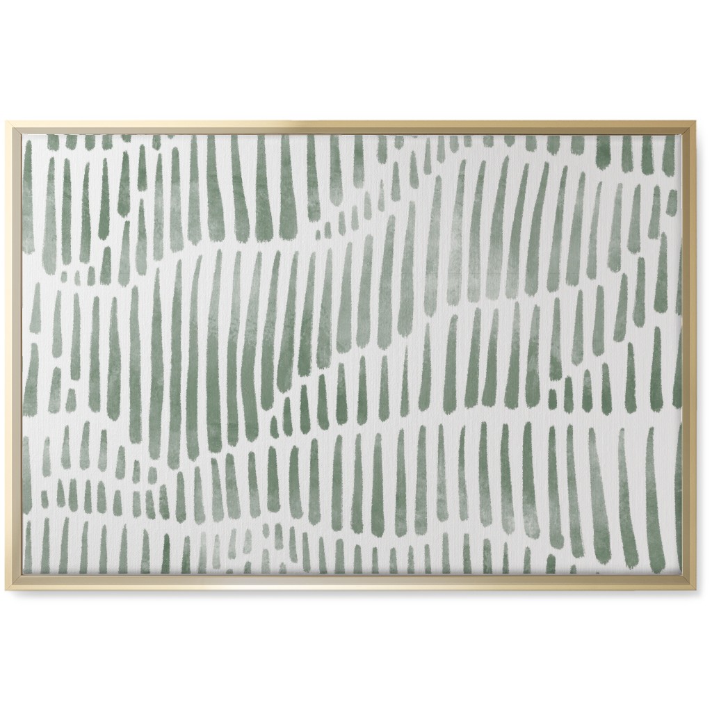 Appalachia - Olive Wall Art, Gold, Single piece, Canvas, 20x30, Green