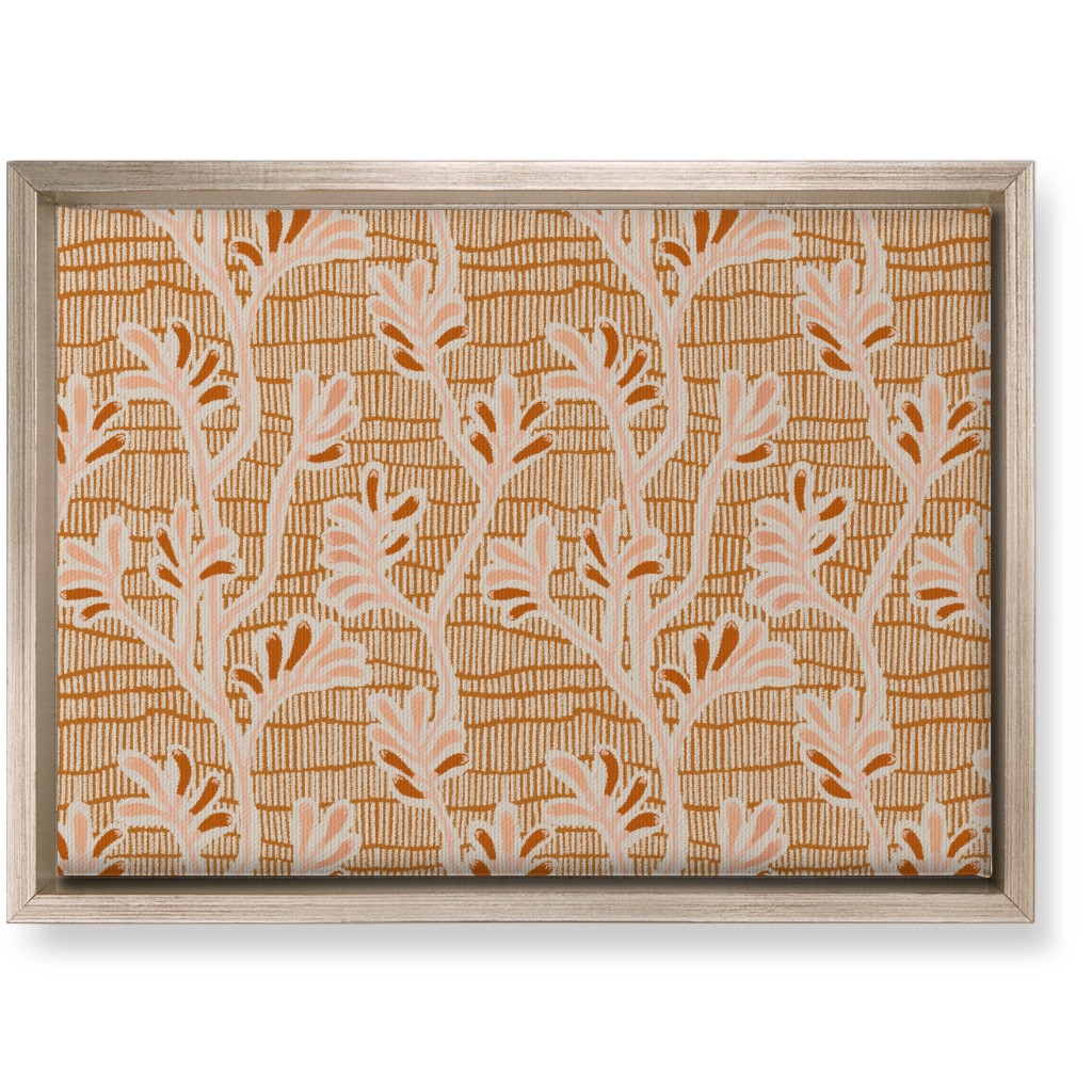 Kangaroo Paw - Floral Wall Art, Metallic, Single piece, Canvas, 10x14, Pink, Bright Pink