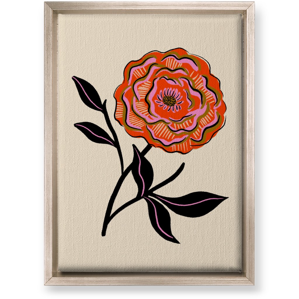 Vintage Botanical - Multi Wall Art, Metallic, Single piece, Canvas, 10x14, Multicolor