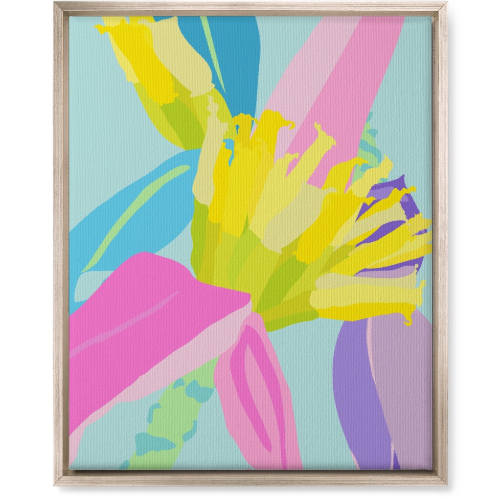 Bold Tropical Banana Plants - Multi Wall Art, Metallic, Single piece, Canvas, 16x20, Multicolor