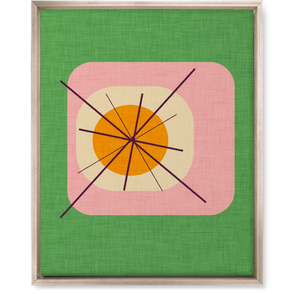 Flower Egg Wall Art, Metallic, Single piece, Canvas, 16x20, Multicolor