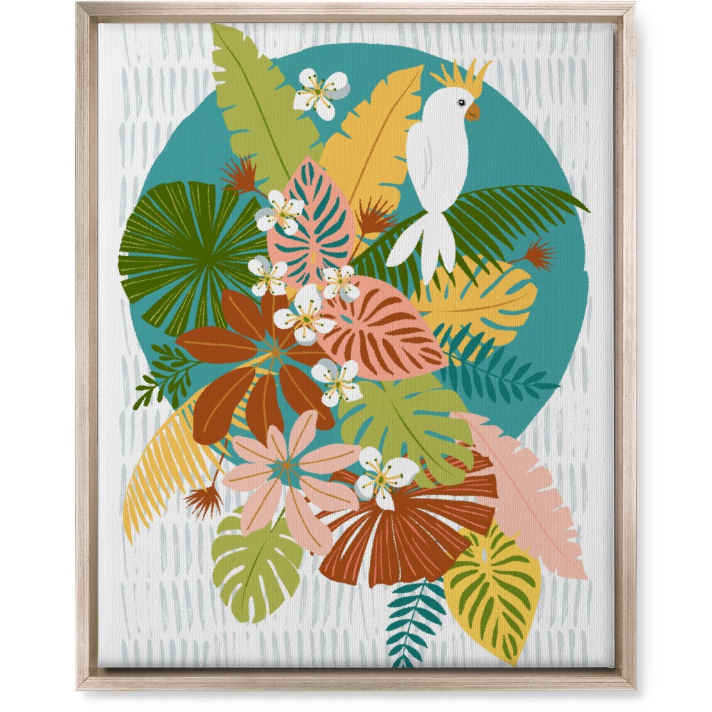Bohemian Bahama - Multi Wall Art, Metallic, Single piece, Canvas, 16x20, Multicolor