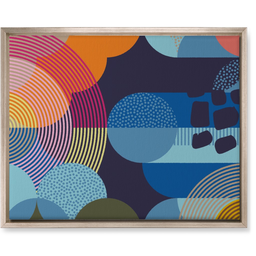 Summertime - Multi Wall Art, Metallic, Single piece, Canvas, 16x20, Multicolor