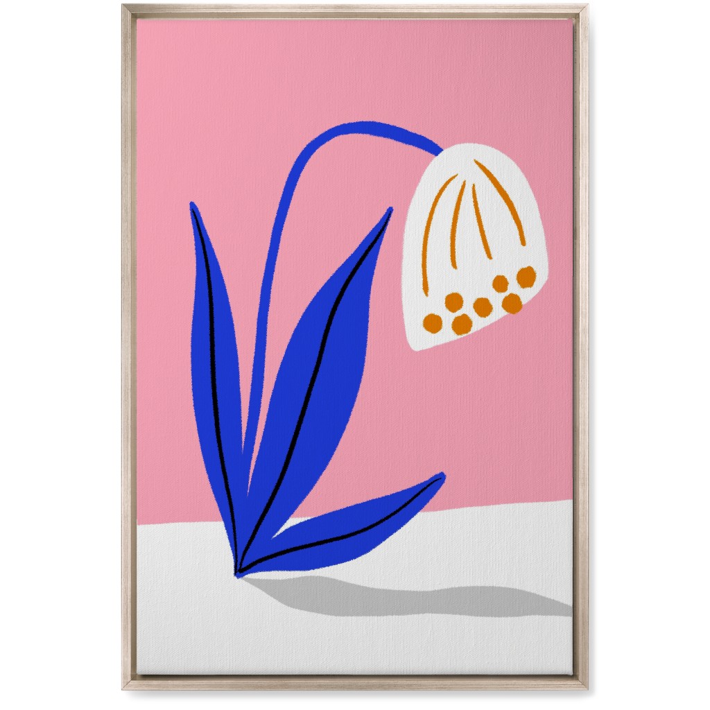 Derp Flower - Multi Wall Art, Metallic, Single piece, Canvas, 20x30, Multicolor