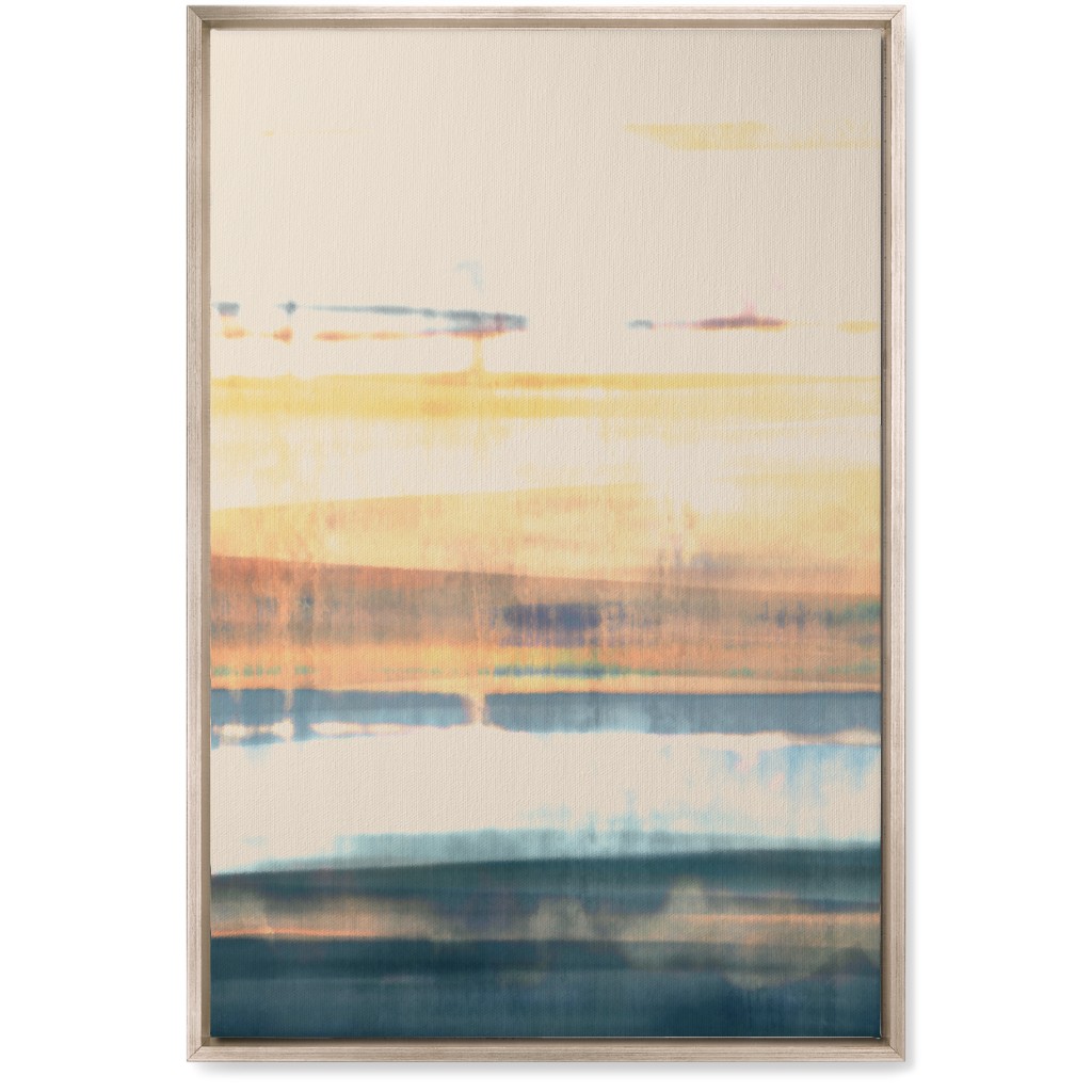 Industrial Landscape - Multi Wall Art, Metallic, Single piece, Canvas, 20x30, Multicolor