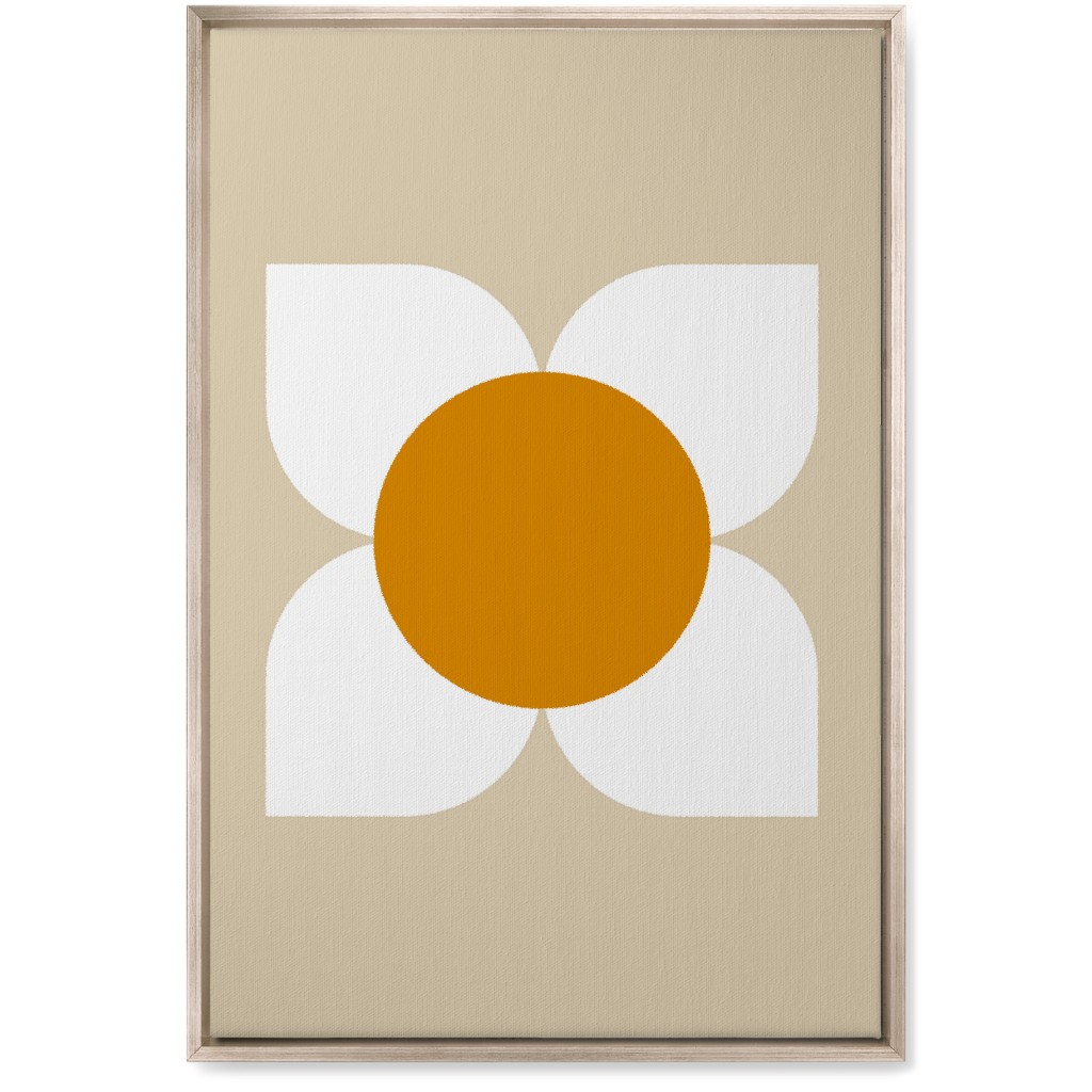 Modern Floral Canvas Wall Art For Bedrooms