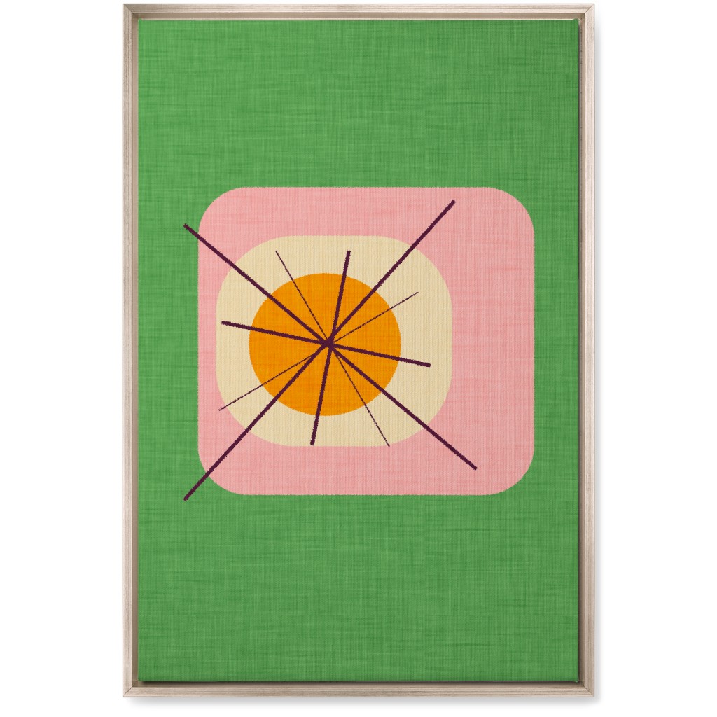 Flower Egg Wall Art, Metallic, Single piece, Canvas, 20x30, Multicolor, Light Green