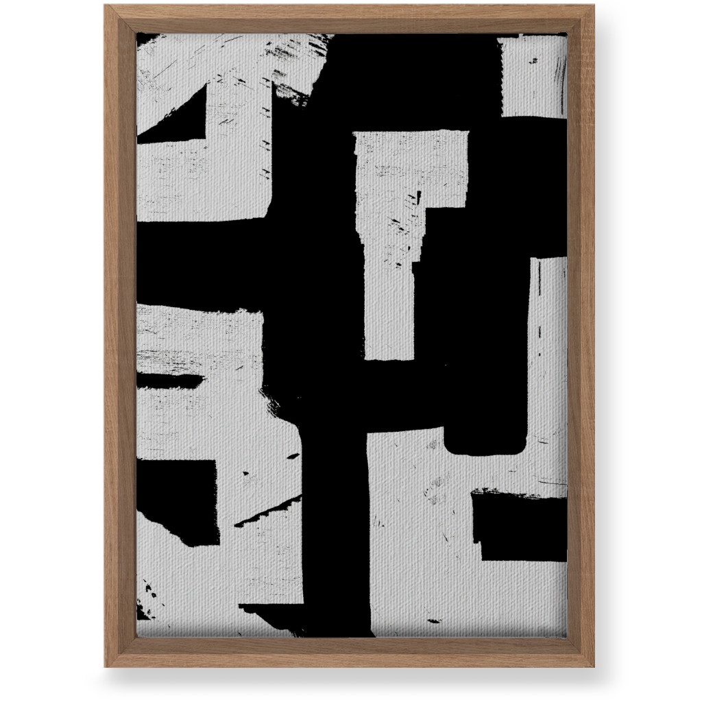 Metropolitan - Neutral Wall Art, Natural, Single piece, Canvas, 10x14, Black, Black