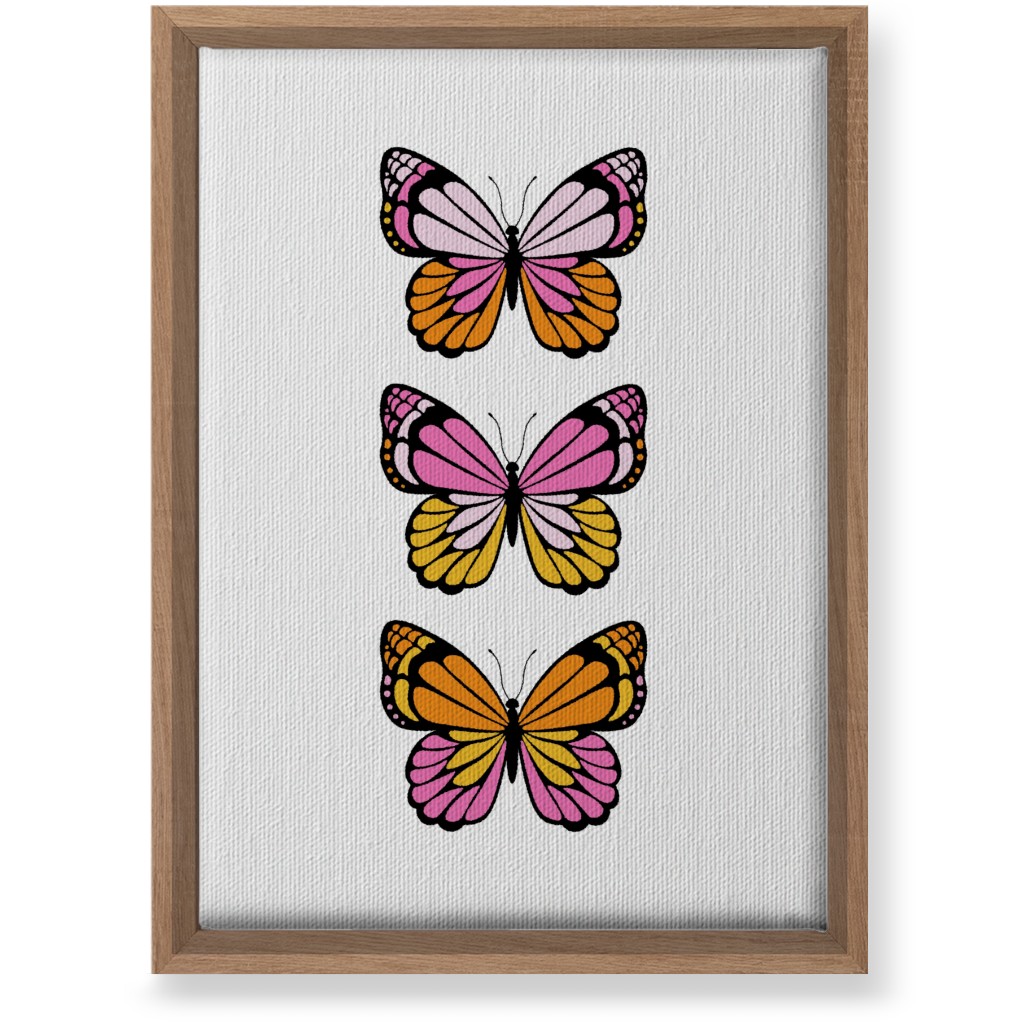 Butterfly Y2k - Warm Wall Art, Natural, Single piece, Canvas, 10x14, Multicolor