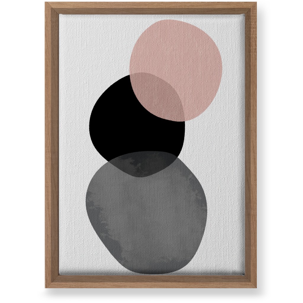 Stones Wall Art, Natural, Single piece, Canvas, 10x14, Pink, Alpaca