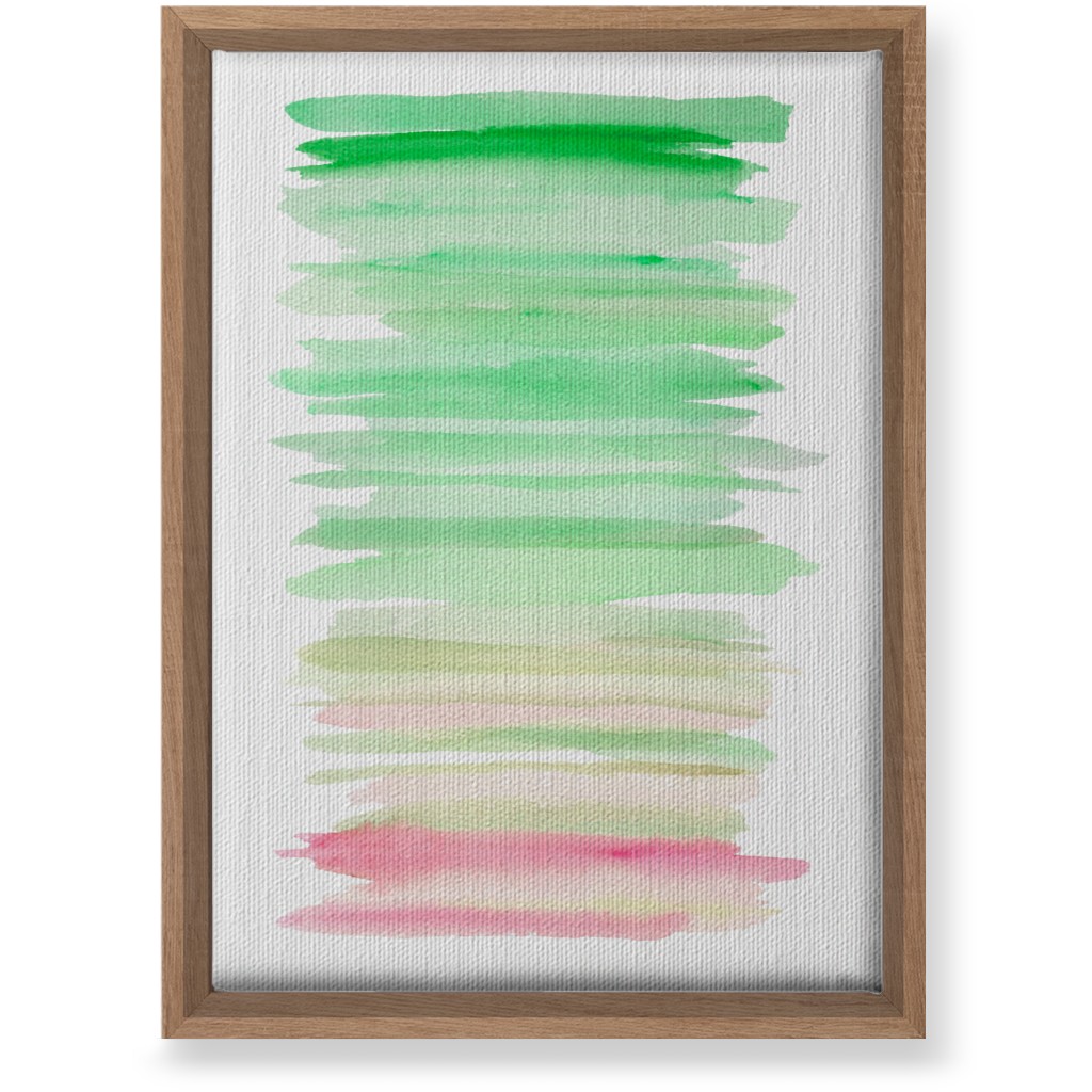 Watercolor Ocean Seashore Wall Art, Natural, Single piece, Canvas, 10x14, Green, Spring