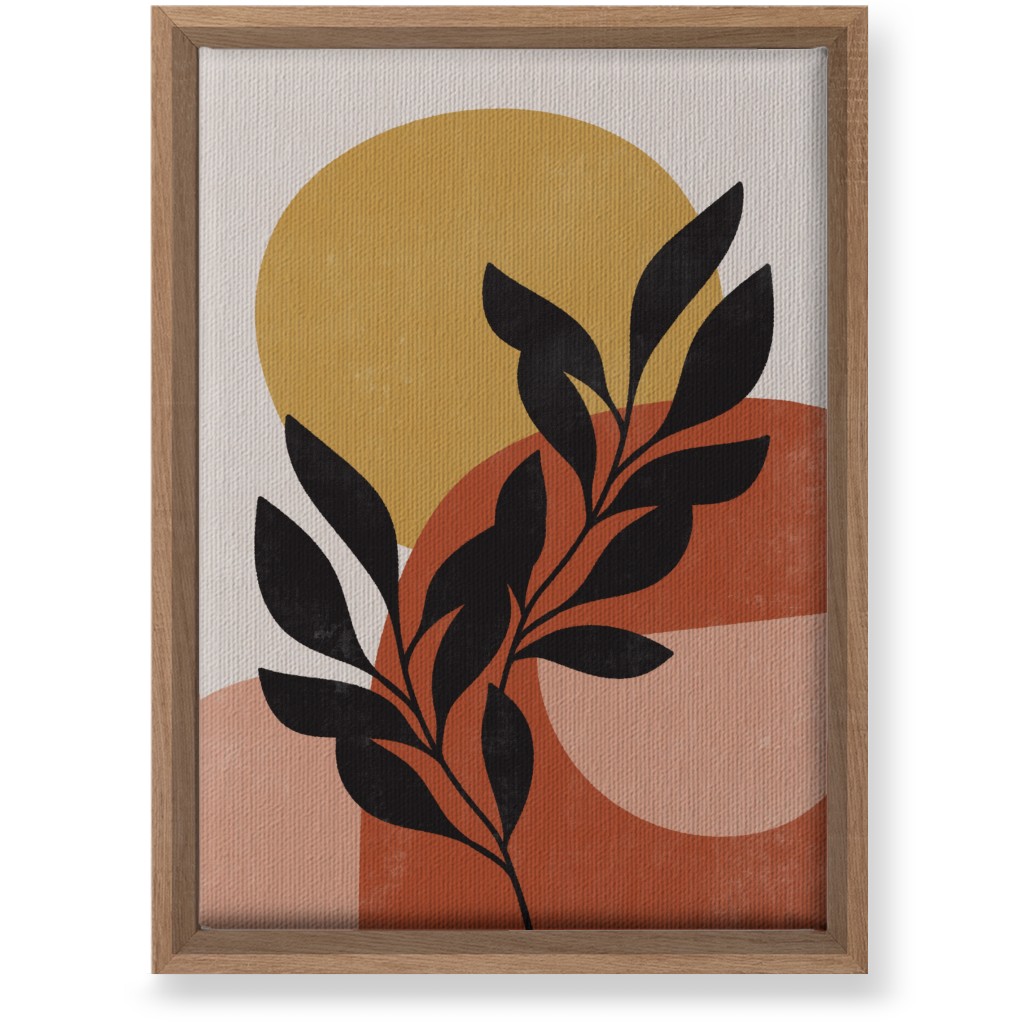 Abstract Orange Wall Art