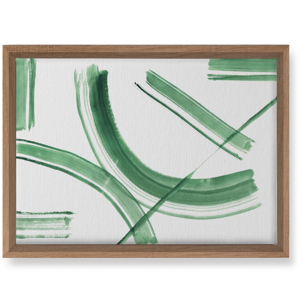 Watercolor Intersection of Minds Wall Art, Natural, Single piece, Canvas, 10x14, Green