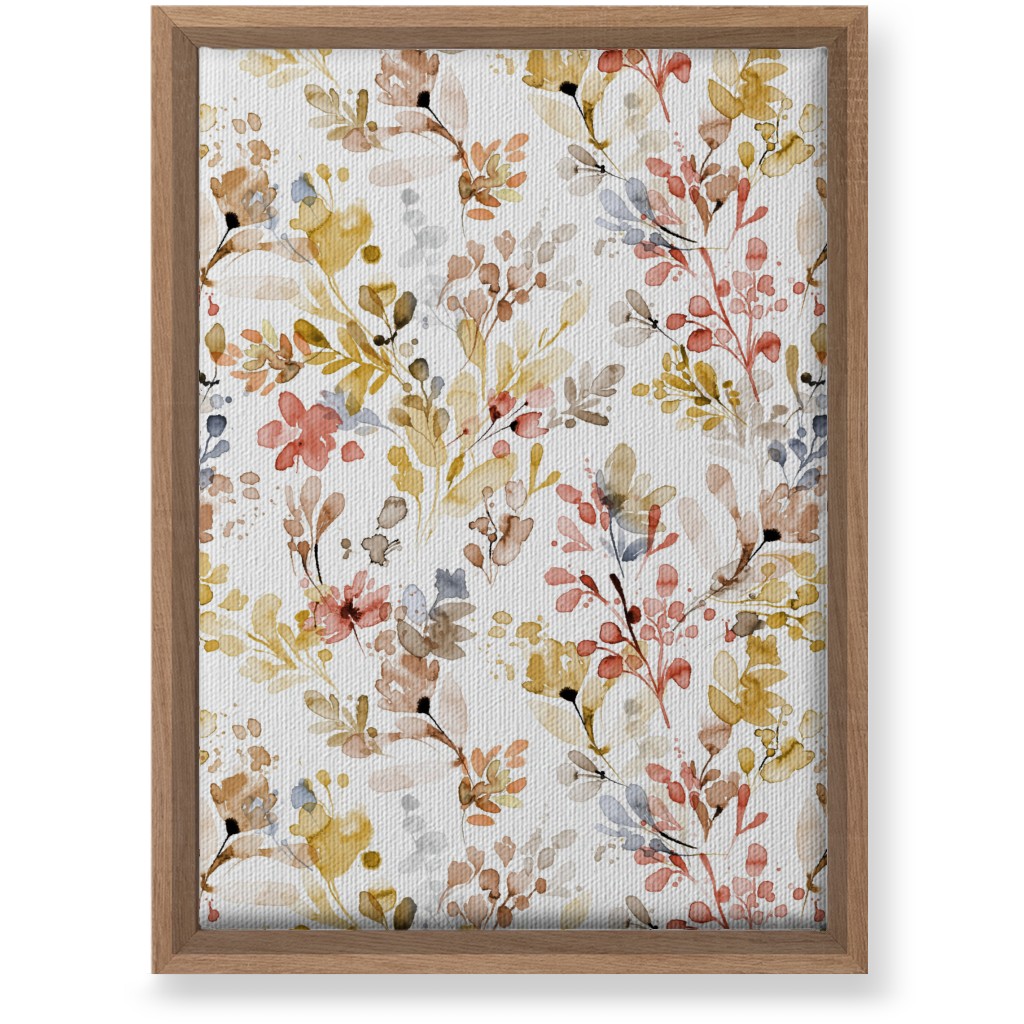 Wild Plants - Multi Wall Art, Natural, Single piece, Canvas, 10x14, Multicolor