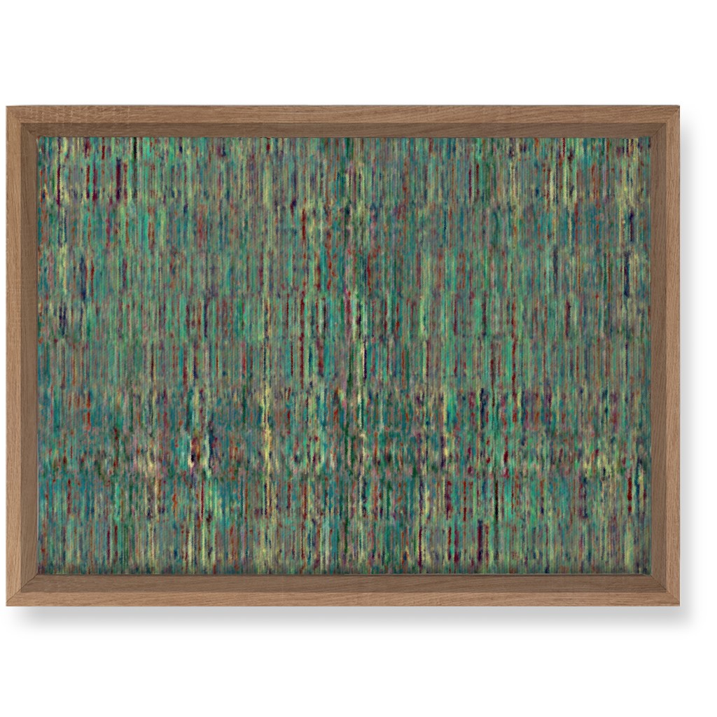 String Theory - Green Wall Art, Natural, Single piece, Canvas, 10x14, Green, Classic Green