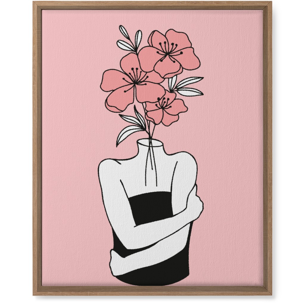 Pink Abstract Canvas
