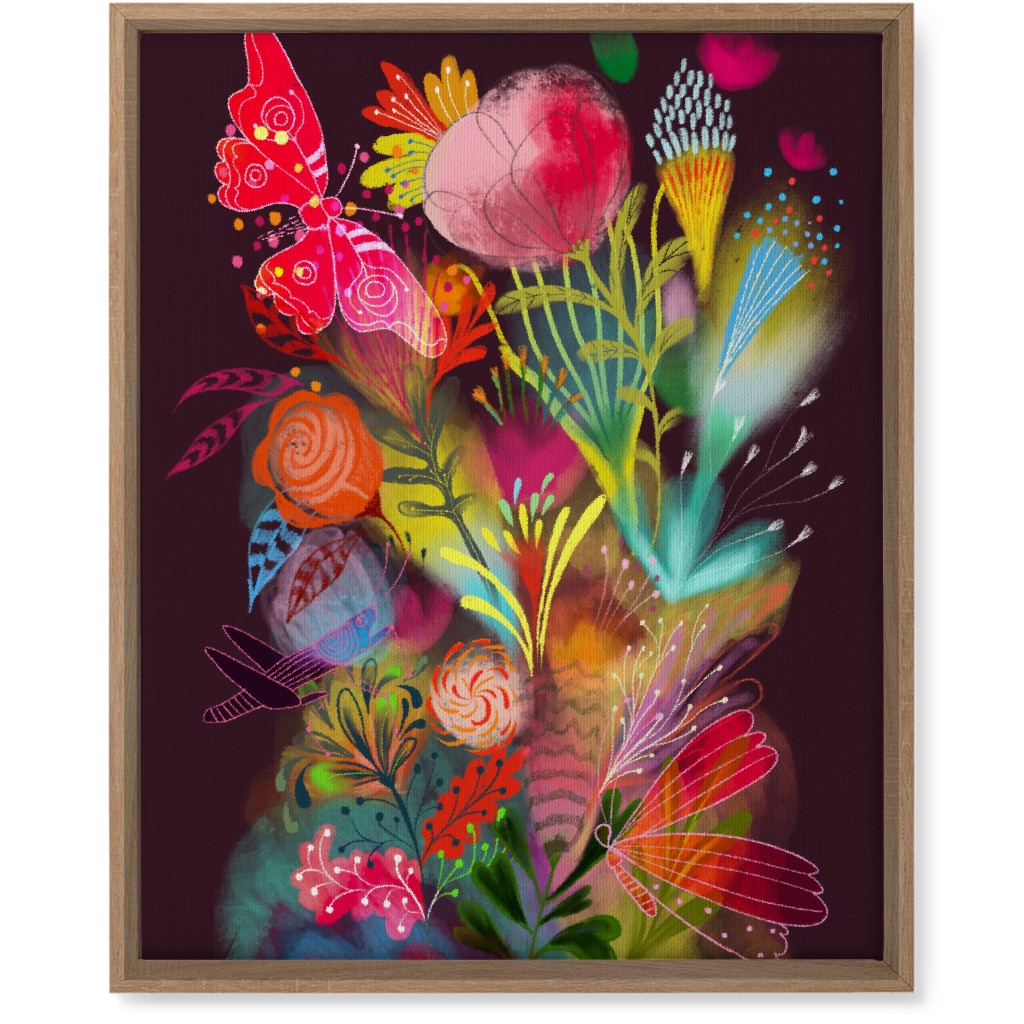 Tropical Magic Dream - Multi Wall Art, Natural, Single piece, Canvas, 16x20, Multicolor
