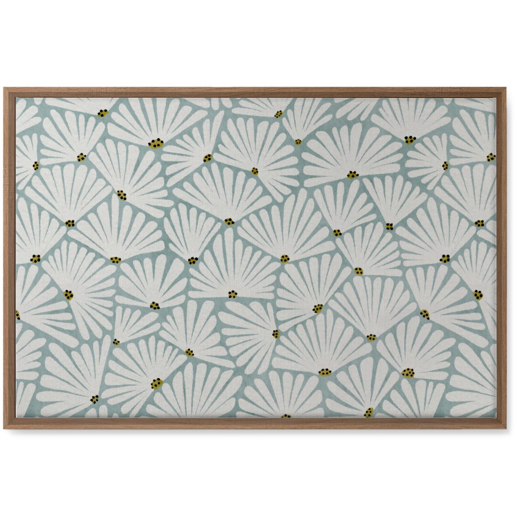 Solie Wall Art, Natural, Single piece, Canvas, 20x30, Blue