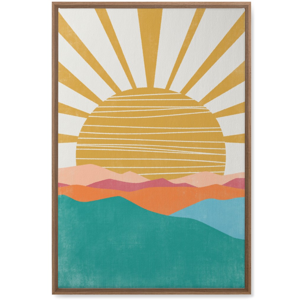Flourish Landscape - Multi Wall Art, Natural, Single piece, Canvas, 20x30, Multicolor