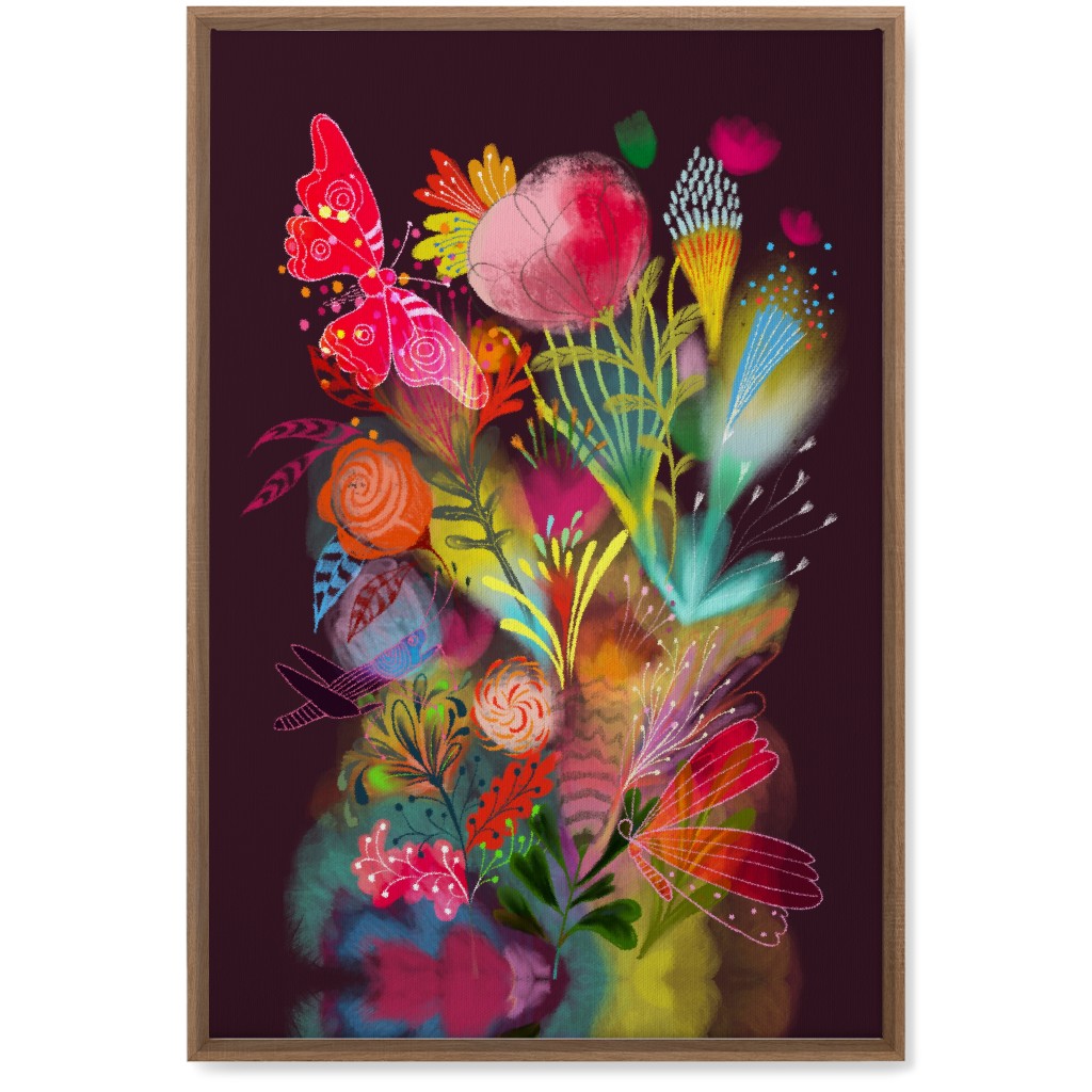 Tropical Magic Dream - Multi Wall Art, Natural, Single piece, Canvas, 20x30, Multicolor