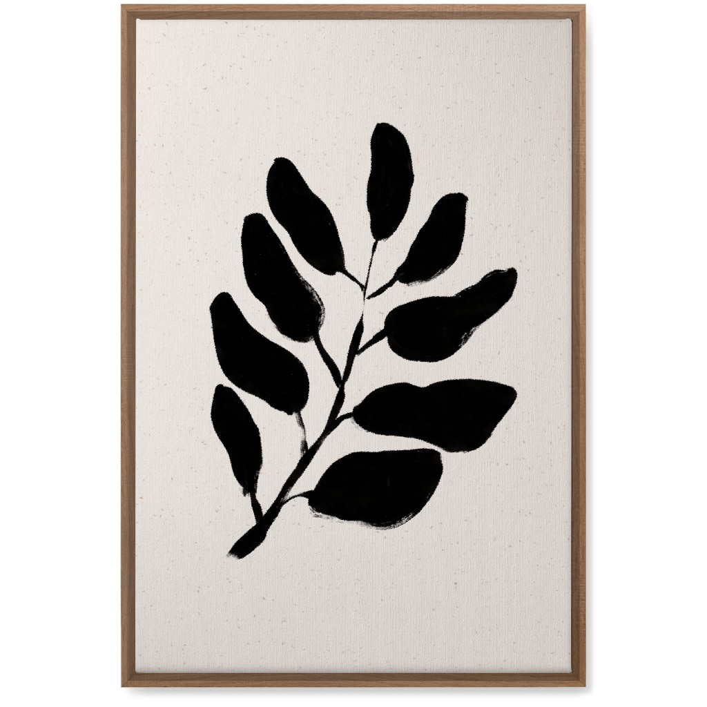 Acryl Leaf - Neutral Wall Art, Natural, Single piece, Canvas, 20x30, Beige