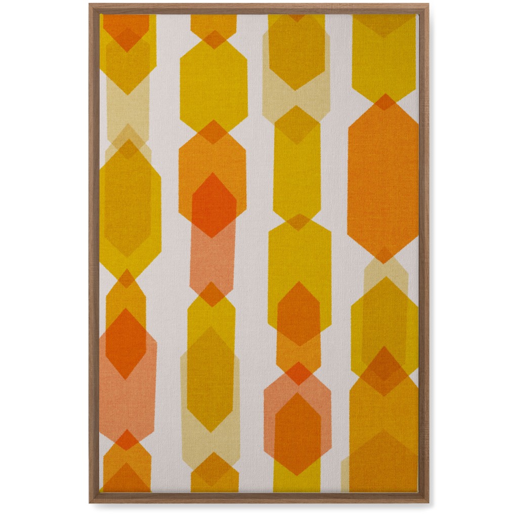 Elements Columns Wall Art, Natural, Single piece, Canvas, 20x30, Orange, Tawny