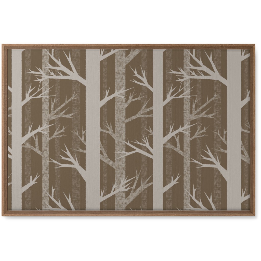 Winter Woods - Fawn Wall Art, Natural, Single piece, Canvas, 20x30, Brown