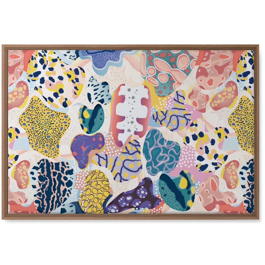 Sea Slug Animal Print - Multi Wall Art, Natural, Single piece, Canvas, 20x30, Multicolor