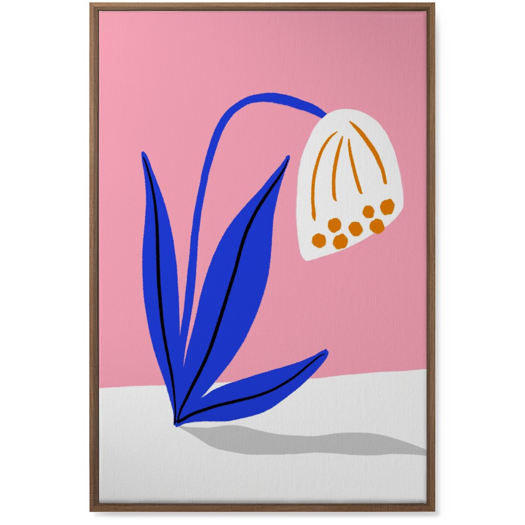 Derp Flower - Multi Wall Art, Natural, Single piece, Canvas, 24x36, Multicolor