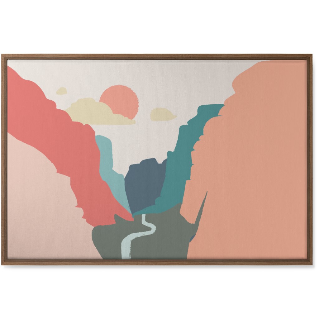 Zions Landscape Wall Art, Natural, Single piece, Canvas, 24x36, Multicolor, Oasis