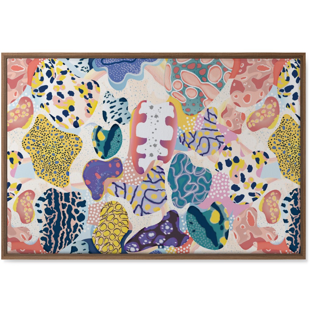 Sea Slug Animal Print - Multi Wall Art, Natural, Single piece, Canvas, 24x36, Multicolor