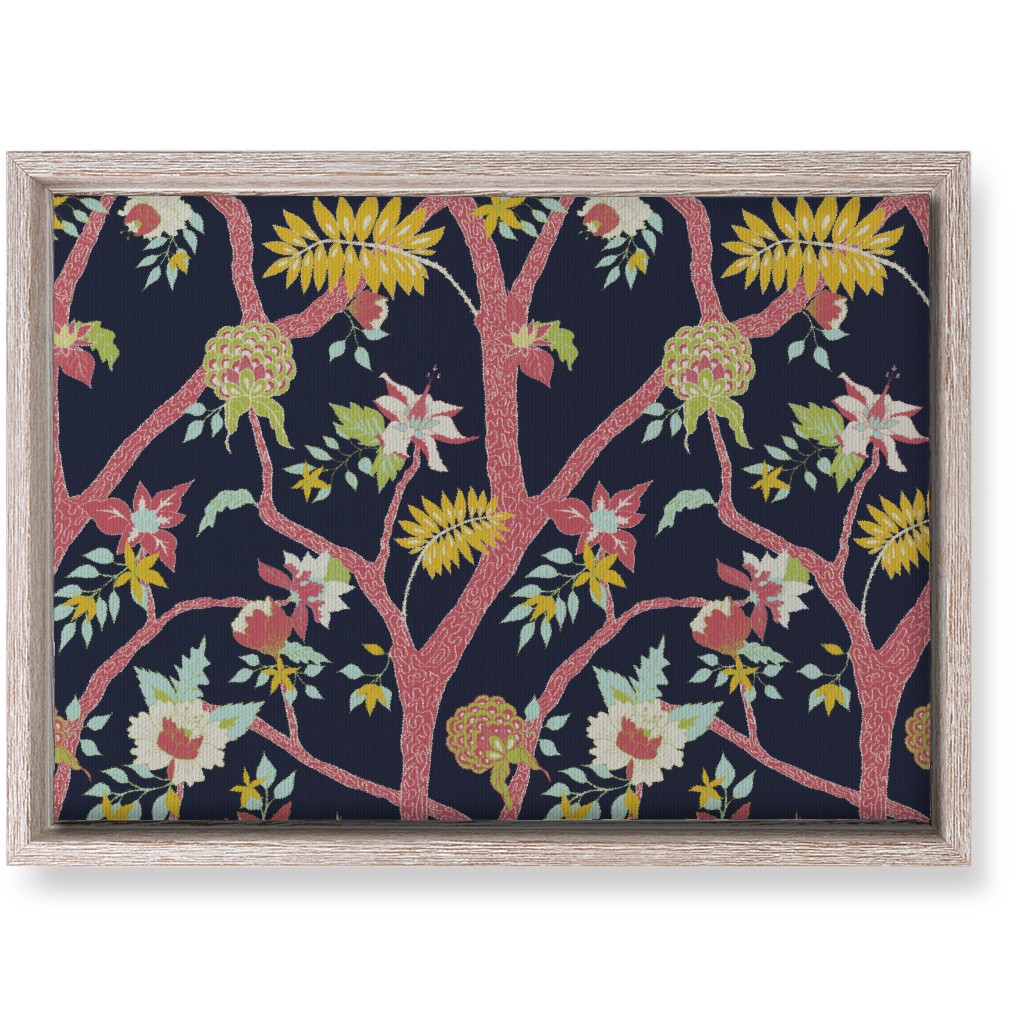 Peony Branches - Multi Wall Art, Rustic, Single piece, Canvas, 10x14, Multicolor