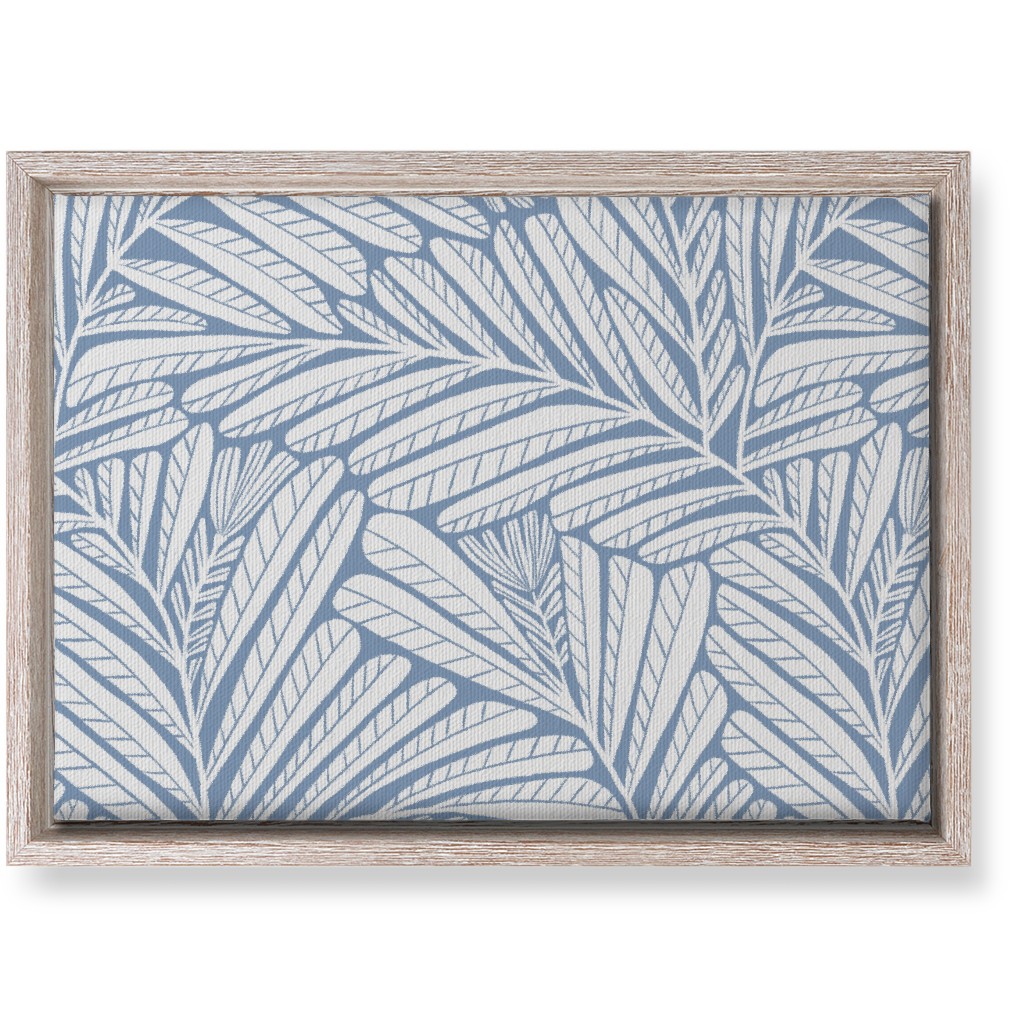 Irene - Blue Wall Art, Rustic, Single piece, Canvas, 10x14, Blue, True Blue