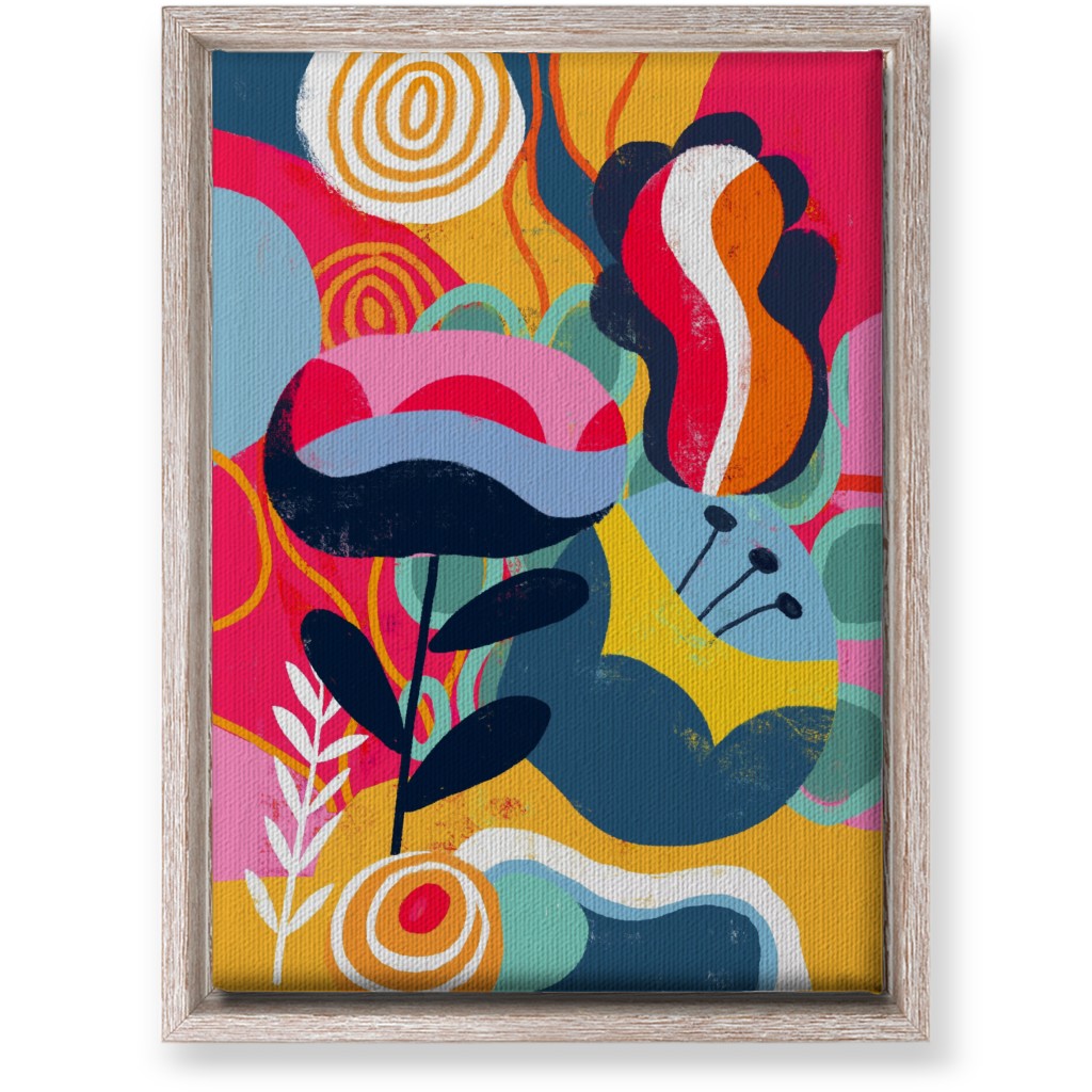 Think Big in Colors - Vibrant Wall Art, Rustic, Single piece, Canvas, 10x14, Multicolor