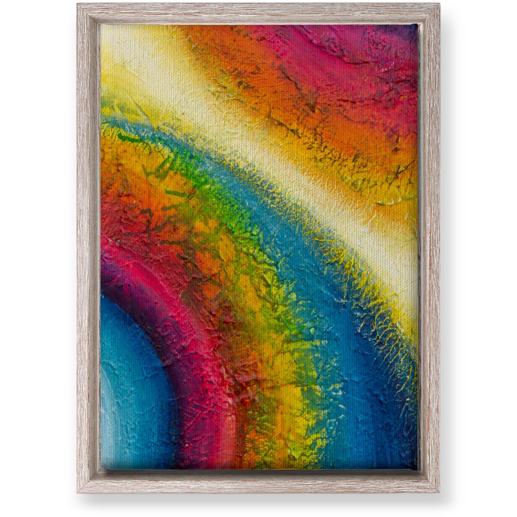 Rainbow Spirit - Multi Wall Art, Rustic, Single piece, Canvas, 10x14, Multicolor