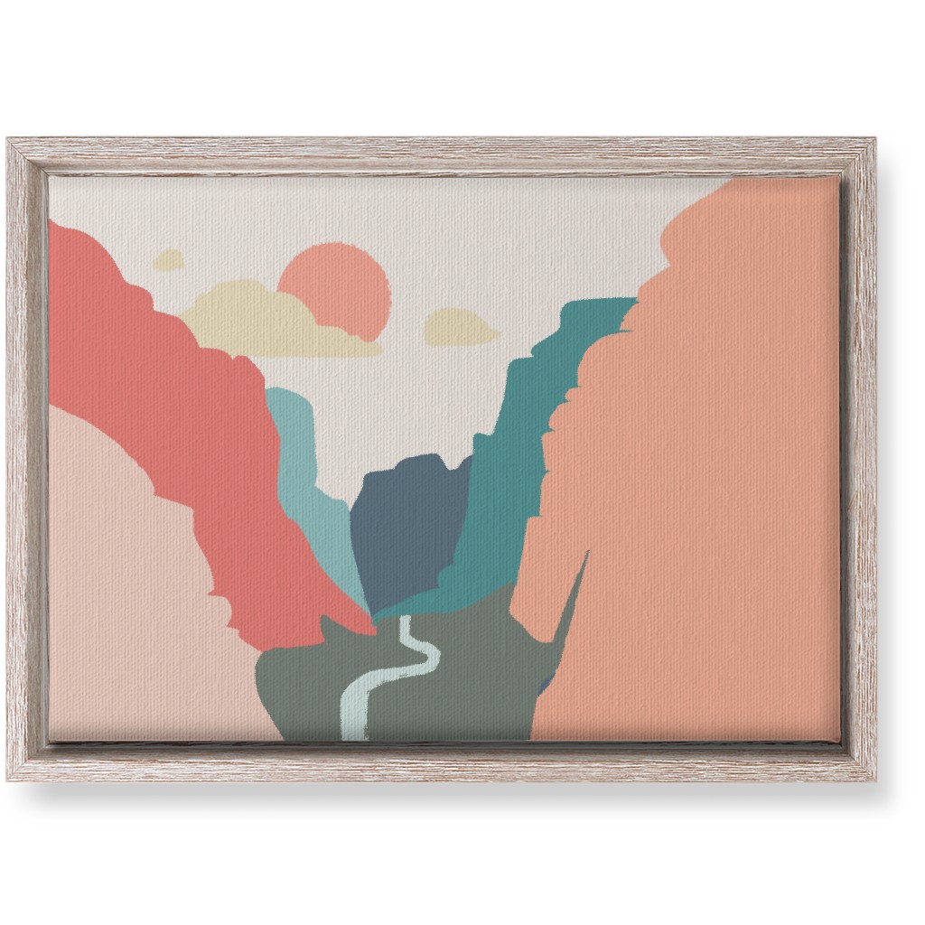 Zions Landscape Wall Art, Rustic, Single piece, Canvas, 10x14, Multicolor