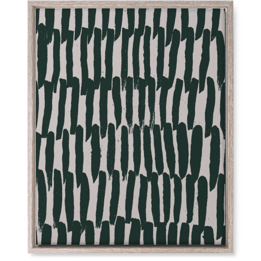 Uneven Stripes - Neutral Wall Art, Rustic, Single piece, Canvas, 16x20, Beige, Pearl