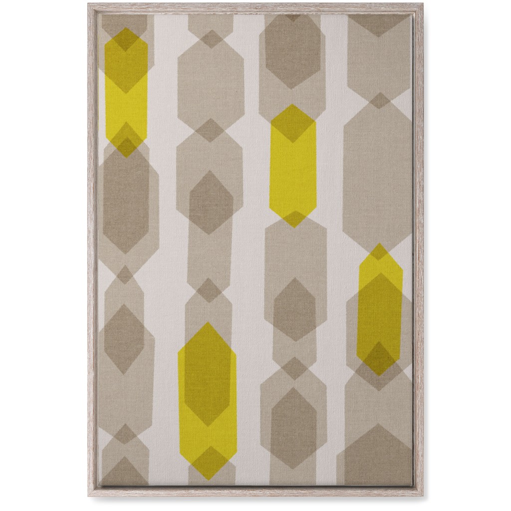 Elements Columns Wall Art, Rustic, Single piece, Canvas, 20x30, Yellow, Rye