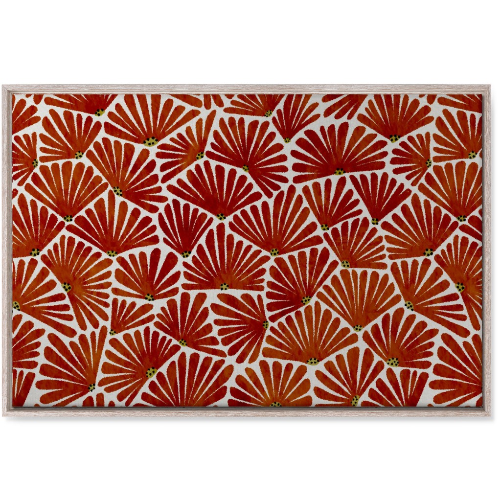 Solie Wall Art, Rustic, Single piece, Canvas, 24x36, Red