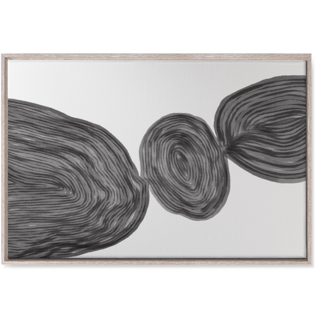Stone - Neutral Wall Art, Rustic, Single piece, Canvas, 24x36, White