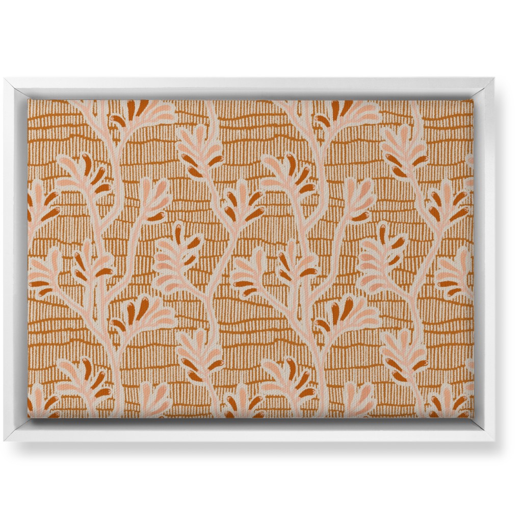 Kangaroo Paw - Floral Wall Art, White, Single piece, Canvas, 10x14, Pink, Bright Pink