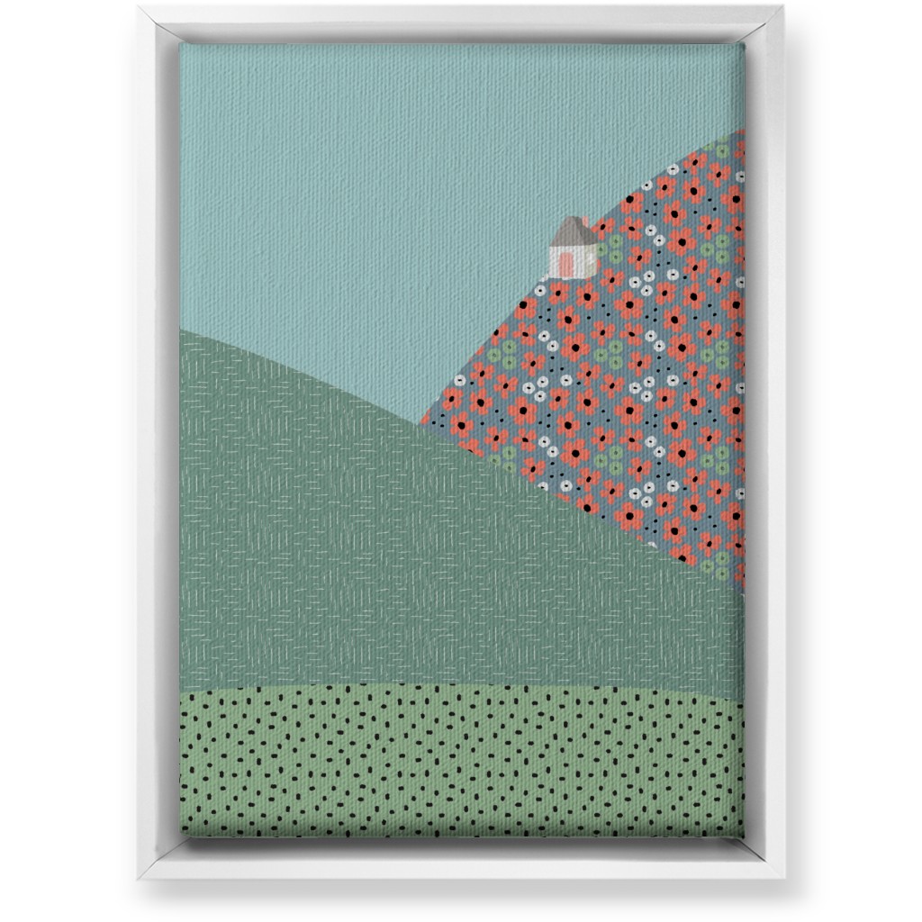 Green Flower Wall Decor