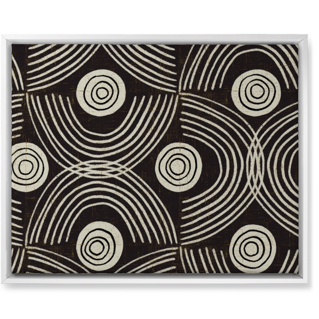 Open Ended - Black Wall Art, White, Single piece, Canvas, 16x20, Black